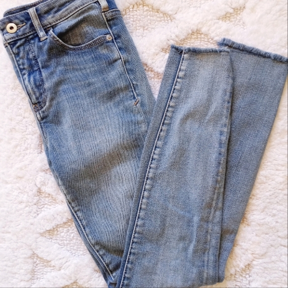 Anthropologie Denim - anthropologie • pilcro & the letterpress ultra high rise boho raw hem jeans